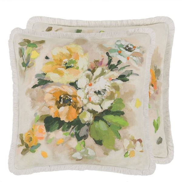 Giardino Di Rose Cushion - Acacia